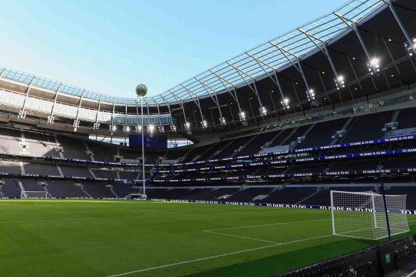 LONDON,ENGLAND - DECEMBER 16:  A general view of inside the new stadium during the Tottenham Hotspur New Stadium Fan Event on December 15, 2018 in  London,United Kingdom. (Photo by Tottenham Hotspur FC/Tottenham Hotspur FC via Getty Images)